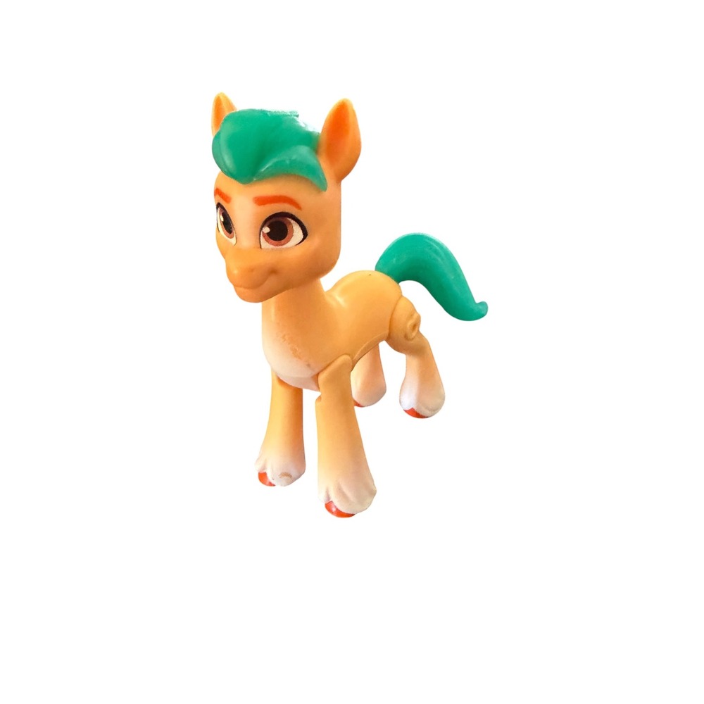 My Little Pony Hitch Trailblazer 3" Figure G5 Orange Teal Pony Hasbro Toy